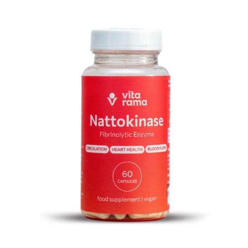 Натокиназа - ензими за кръвообращение 4000 FU 'Vita Rama', 60 капсули